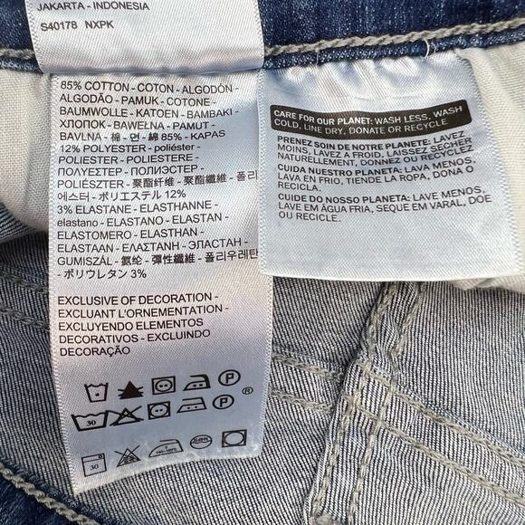 Levi's Jeans Women's 16 Blue Classic Mid Rise Skinny Preppy Normcore Mom Jeans - Picture 8 of 14